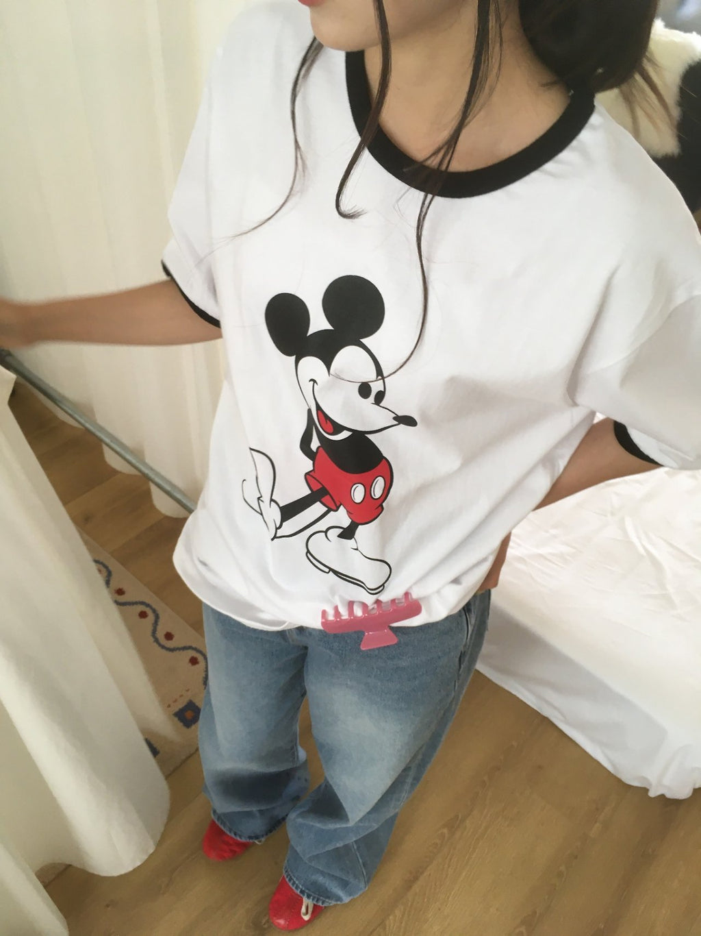 Retro Mickey Ringer T-Shirt – Classic Casual Edition - Luckyplanetusa