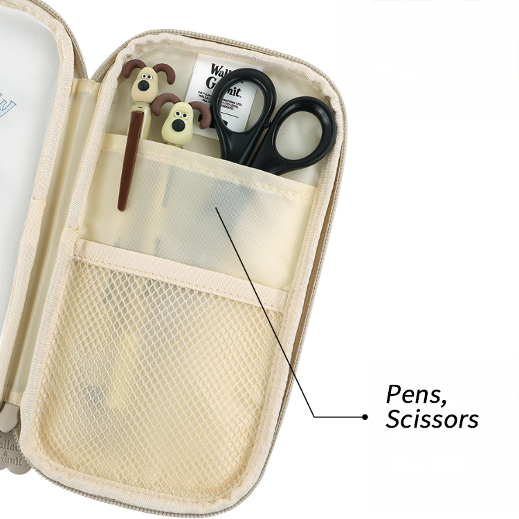 Wallace & Gromit PVC Multi Pouch – Gromit / Feathers McGraw