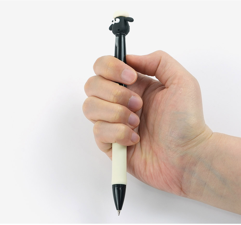 Wallace & Gromit 3-Color Figure Ballpoint Pen – 0.7mm (Gromit / Shaun)