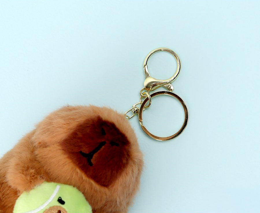 I Love Ball Capybara Plush Keyring (Random)