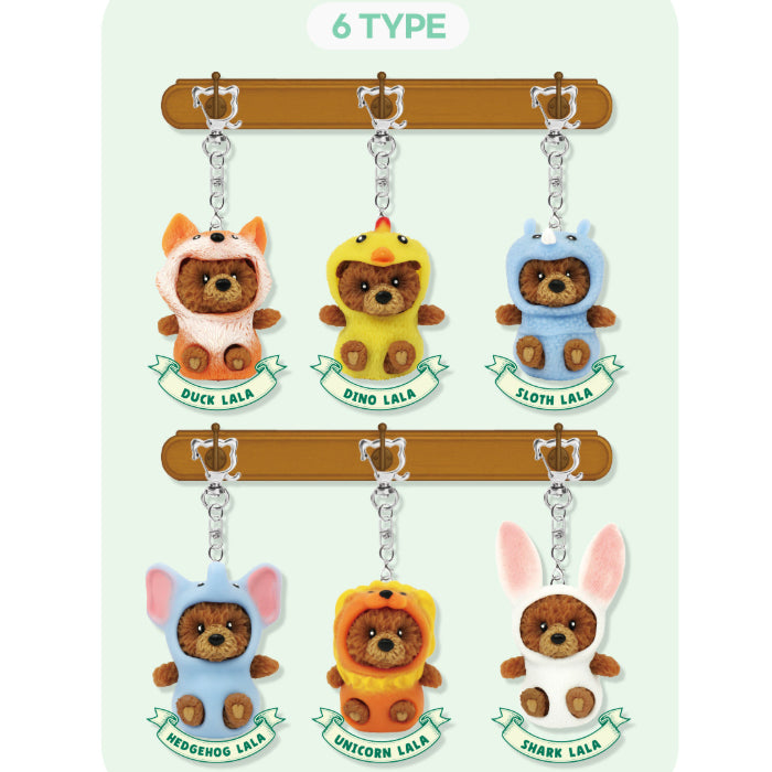 Bear Lala Friends Club Dress Up Keyring Series Vol.2(Blind Box)