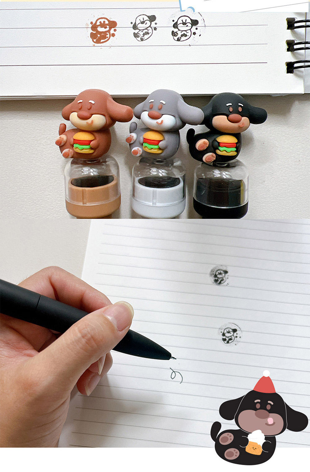 Happy Dachshund Stamp Ballpoint Pen