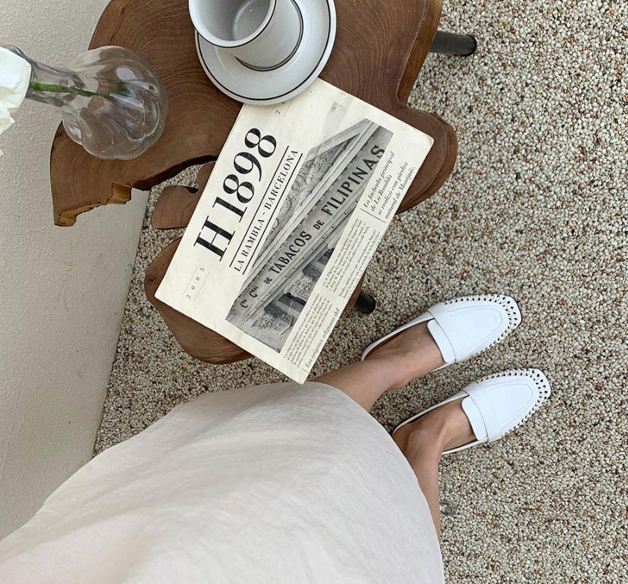 Everyday Woven Leather Mule – Soft Comfort Edition - Luckyplanetusa