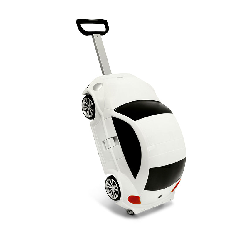 Volkswagen Beetle Kids Ride-On Suitcase White– Officially Licensed