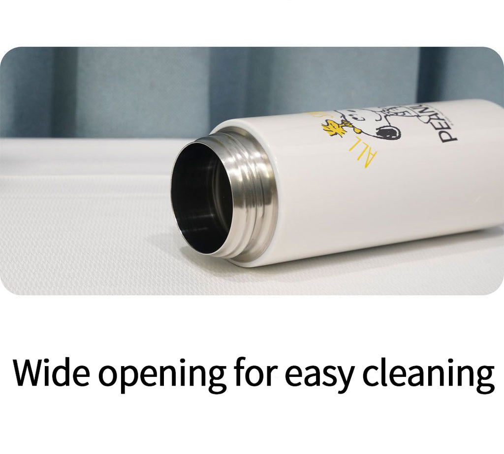 SNOOPY One-Touch Stainless Steel Vacuum Bottle (500ml)