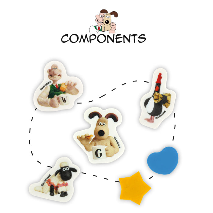 Wallace & Gromit Mini Luggage Eraser Set