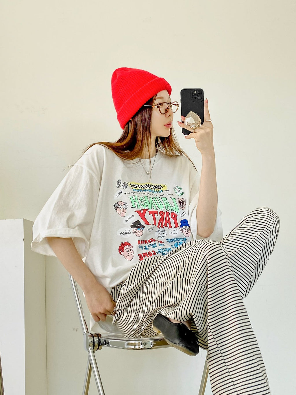 Vintage Launch Party Graphic Tee - Luckyplanetusa