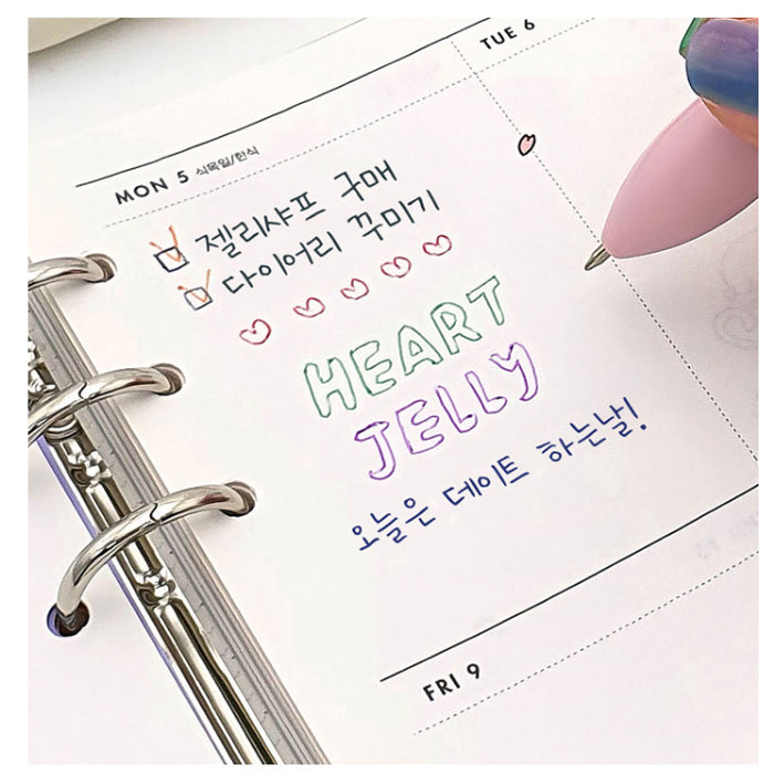 Soondeok Crew 6-Color Ballpoint Pen (0.7mm)