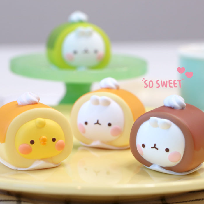 Molang Roll Cake Blind Box Figure Series