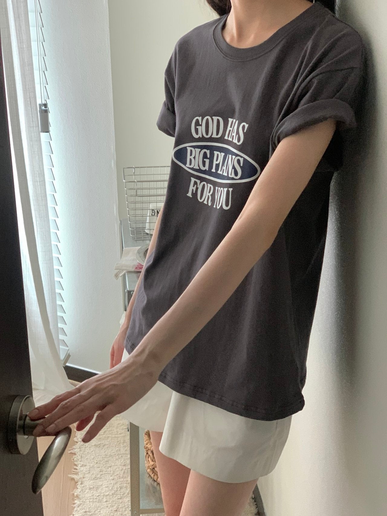 Big Plans Graphic Cotton Tee Made in Korea - Luckyplanetusa