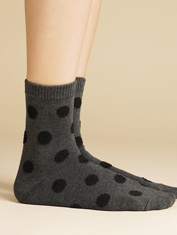 Mongle Mini Polka Dot Fashion Socks-Made in Korea