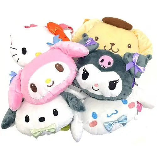 Sanrio Plush Face Crossbody Bag Ver.2