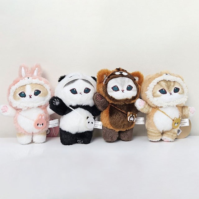 Mofusand Plush Keychain – Animal Costume Series (4 Designs) 9cm