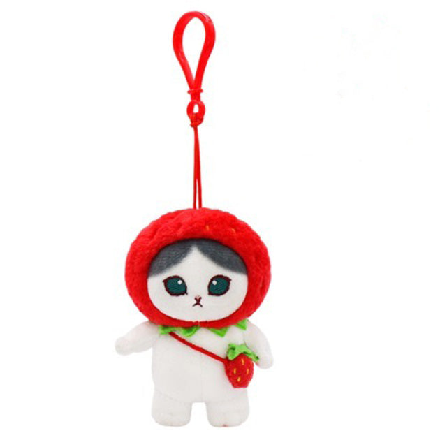 Mofusand Fruit Costume Plush Keychain – 4 Designs Random(9cm)