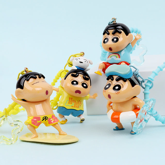 Crayon Shinchan Summer Fun Keychain 4 Designs Random