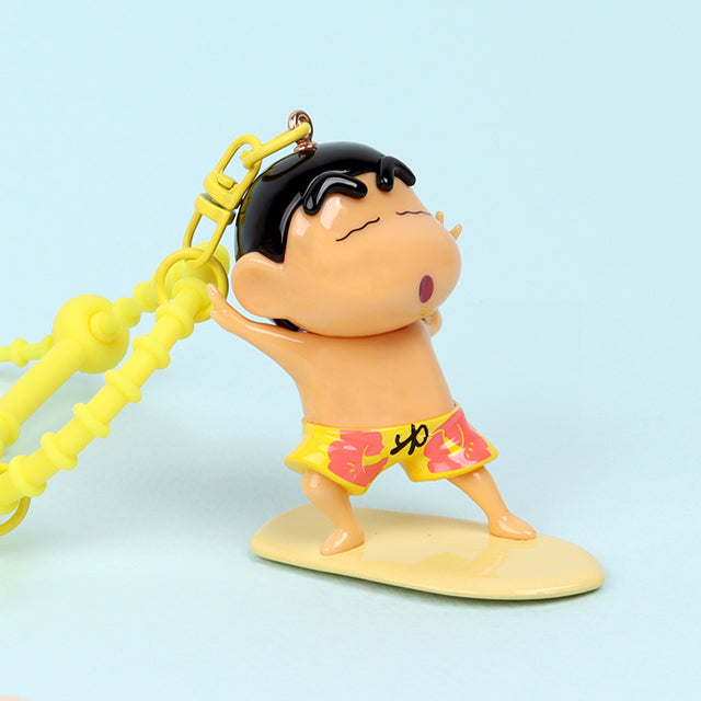 Crayon Shinchan Summer Fun Keychain 4 Designs Random