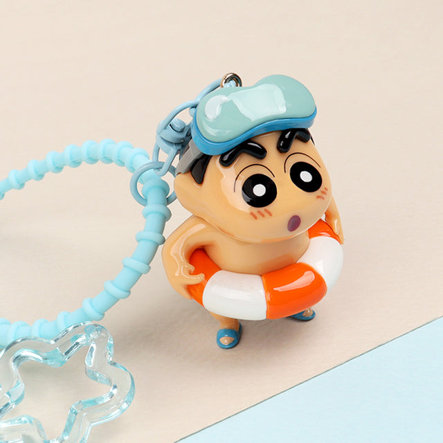 Crayon Shinchan Summer Fun Keychain 4 Designs Random