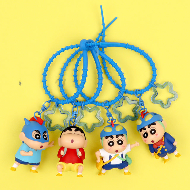 Crayon Shin-chan PVC Keychain Figure (Random Design)
