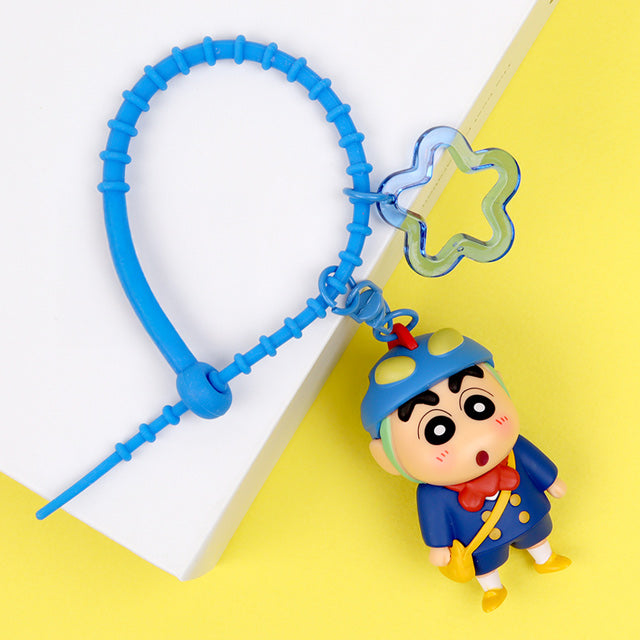 Crayon Shin-chan PVC Keychain Figure (Random Design)