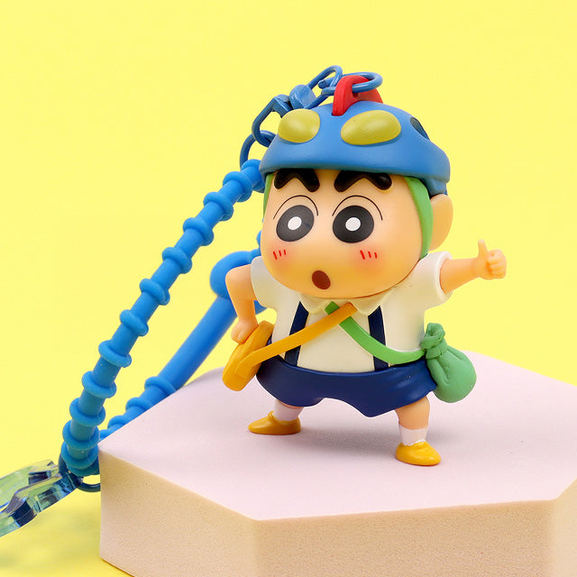 Crayon Shin-chan PVC Keychain Figure (Random Design)
