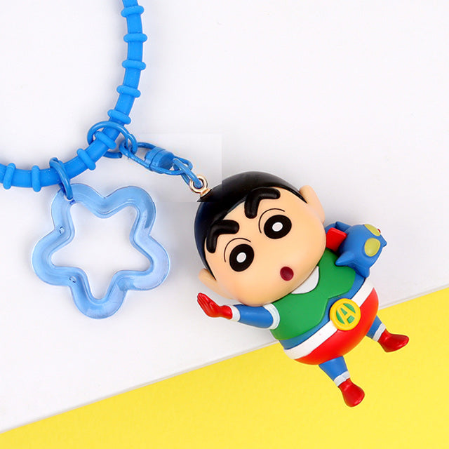 Crayon Shin-chan Action Mask Keychain Figure (2 Designs)