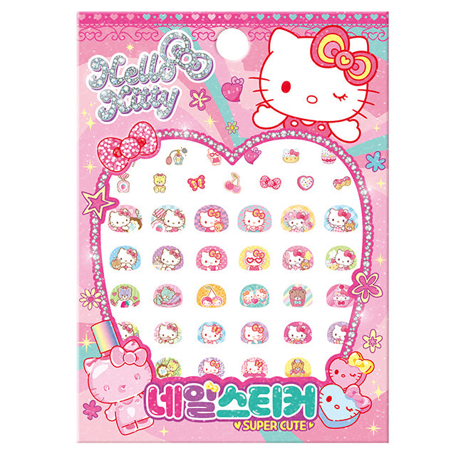 Hello Kitty Super Cute Nail Sticker Set
