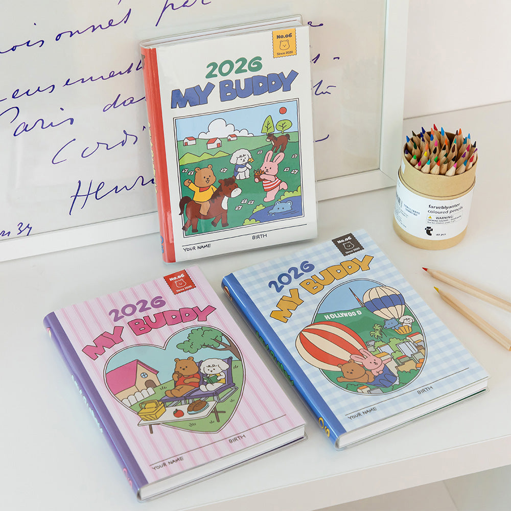 Dailylike 2026 My Buddy Diary Planner Journal – Little Light