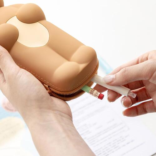 3D Bear Soft Bear Pencil Case/Beauty cosmetic Pouch School Office