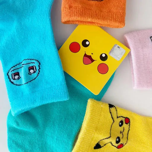 Pokémon Character Silky Cotton women Socks