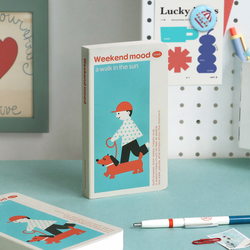 Iconic Slow Handy Notebook (Lined Pocket Notebook) - Luckyplanetusa