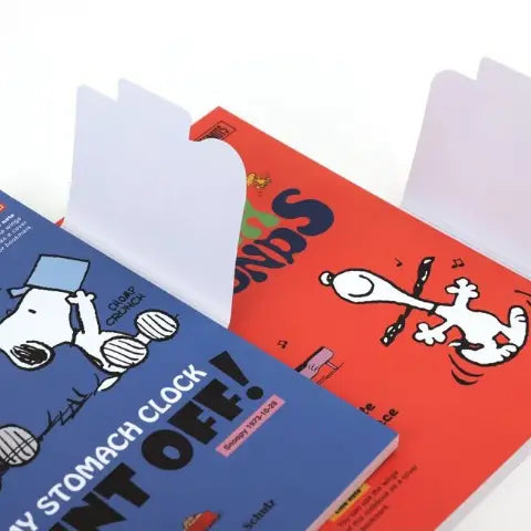 Peanuts Snoopy Tab-Cover Lined Notebook – A5 Size