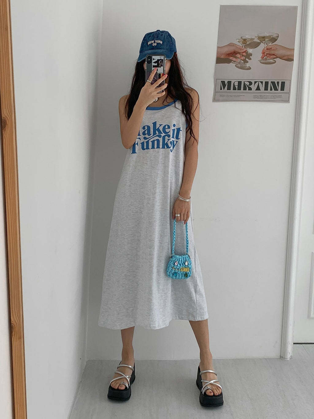 Funky Mood Cotton Slip Dress