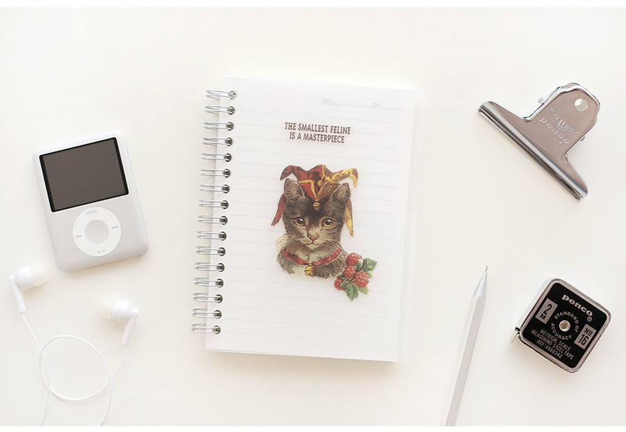 Vintage Cat Cutting Sticker Set 5 Styles