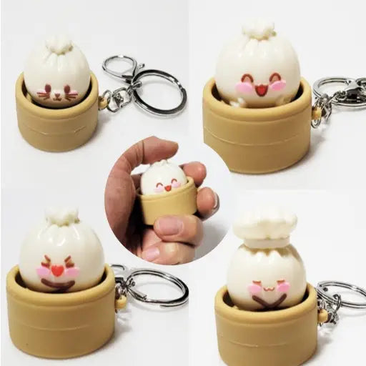 Dumpling Friends Clicker  Keychain – Viral Fidget Pop - Luckyplanetusa