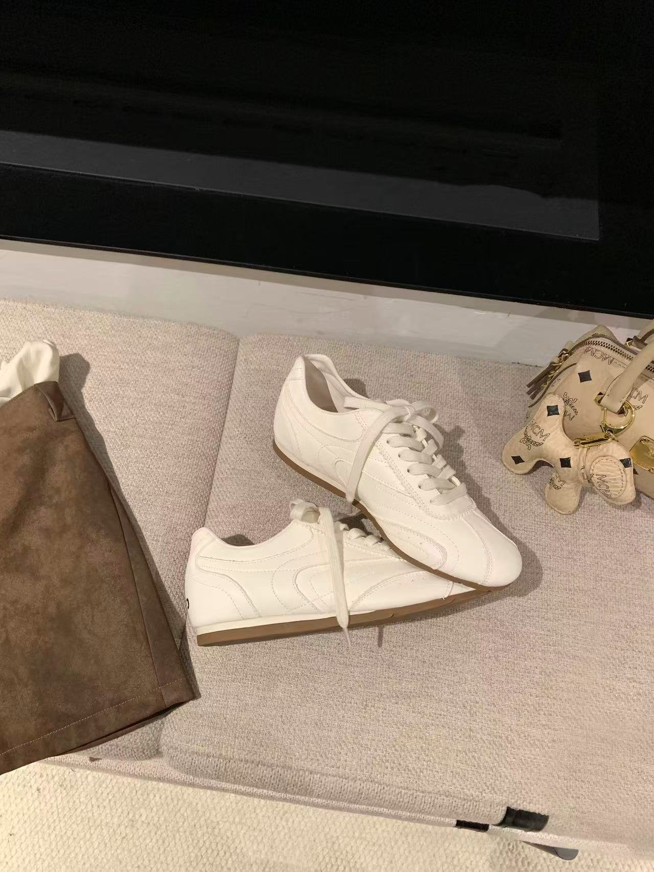 Everyday Retro Leather Sneakers – Soft Comfort Fit - Luckyplanetusa