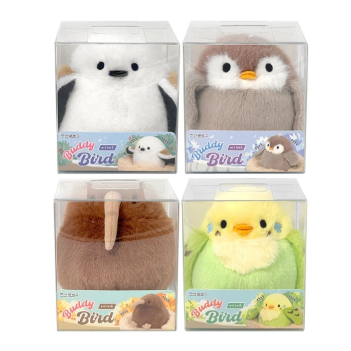 Fluffy Big Bird Plush Keychain – 4 Adorable Designs Random