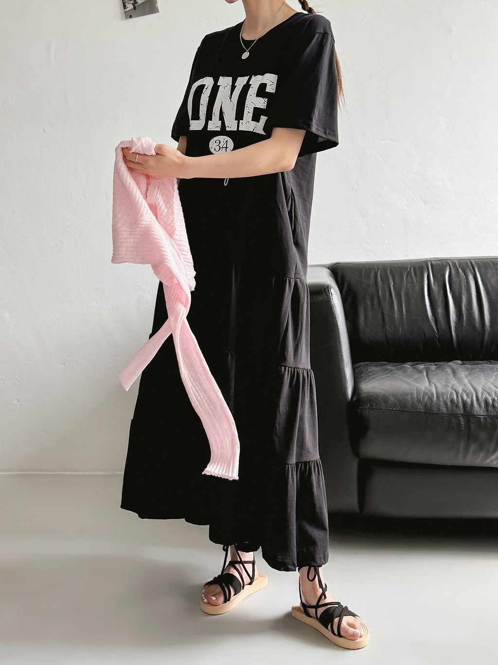 ONE 34 Days Cotton Tiered Maxi Dress - Luckyplanetusa