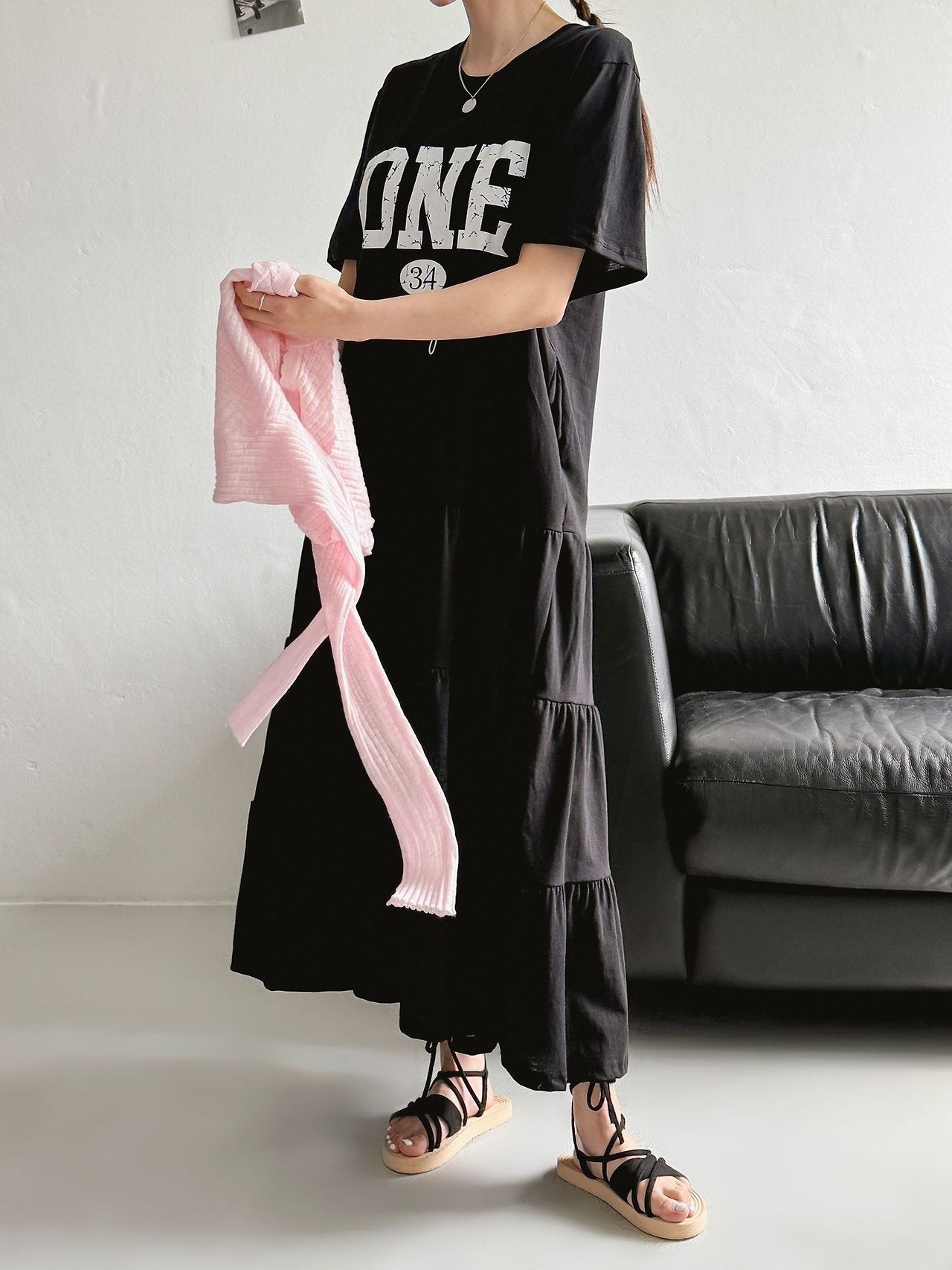 ONE 34 Days Cotton Tiered Maxi Dress - Luckyplanetusa
