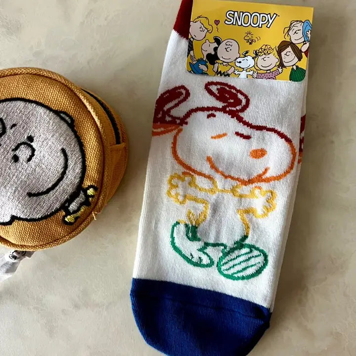 Peanuts Snoopy Charlie Brown ankle Socks/ Cotton Ultra Soft
