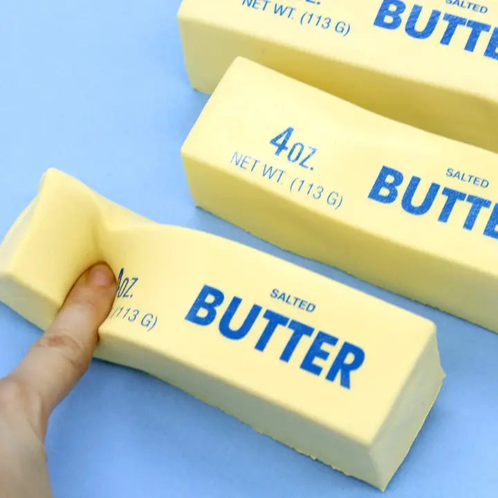 Butter Stress Ball – Soft & Slow-Rebound Squishy Toy - Luckyplanetusa