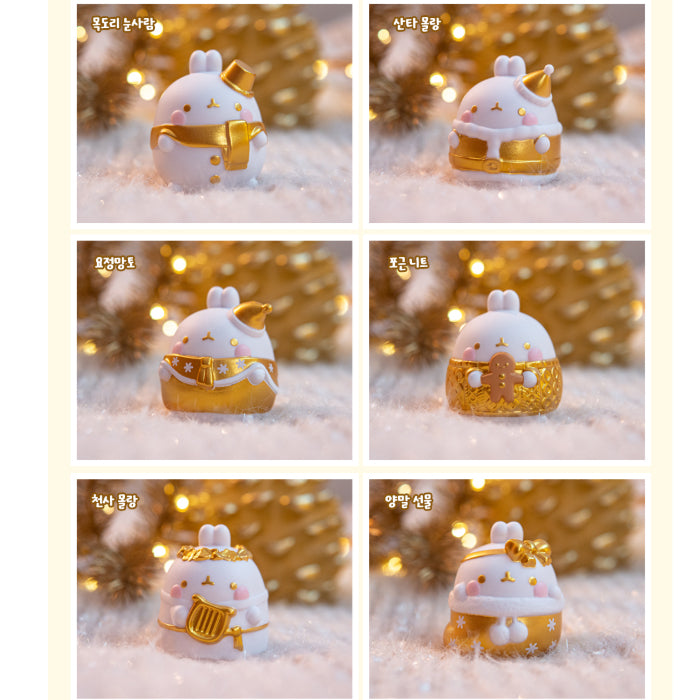 Molang Gold Holiday Lullaby Blind Box Figure Series (Special Edition)