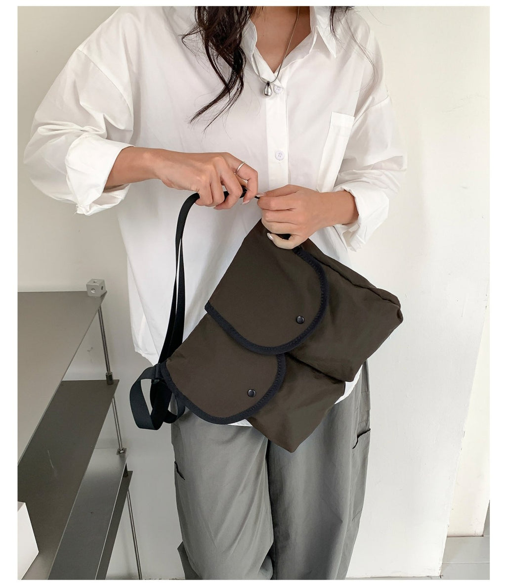 Urban Pocket Nylon Crossbody Bag - Luckyplanetusa