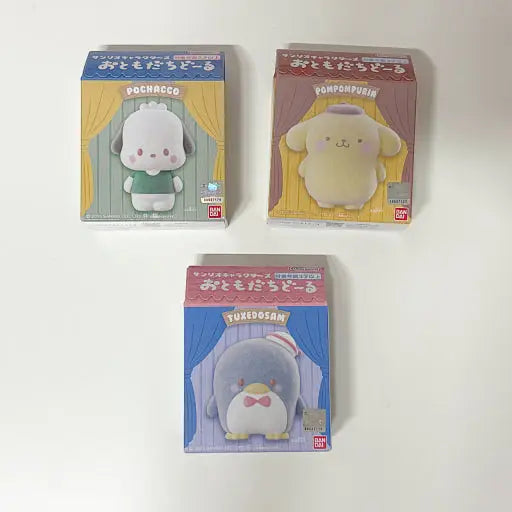 Limited Bandai Sanrio Fluffy Flocked Mini Figures
