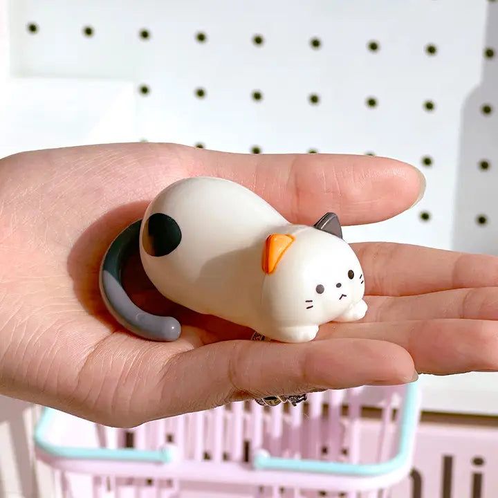 Rolling Kitty Wind-Up Toy Box