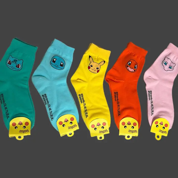 Pokémon Character Silky Cotton women Socks