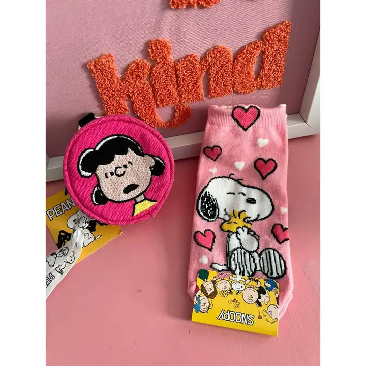 Peanuts Snoopy Charlie Brown ankle Socks/ Cotton Ultra Soft