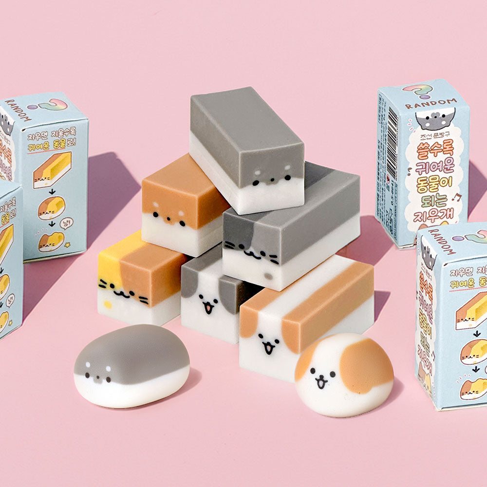 Magic Transform Animal Eraser – Cute Blind Box Puzzle Eraser - Luckyplanetusa