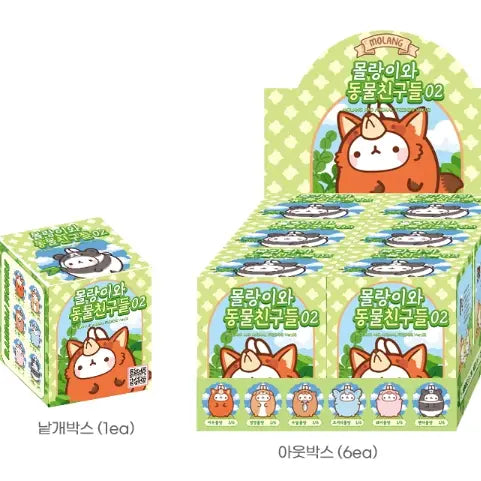 Molang & Animal Friends Random Figure Ver.2