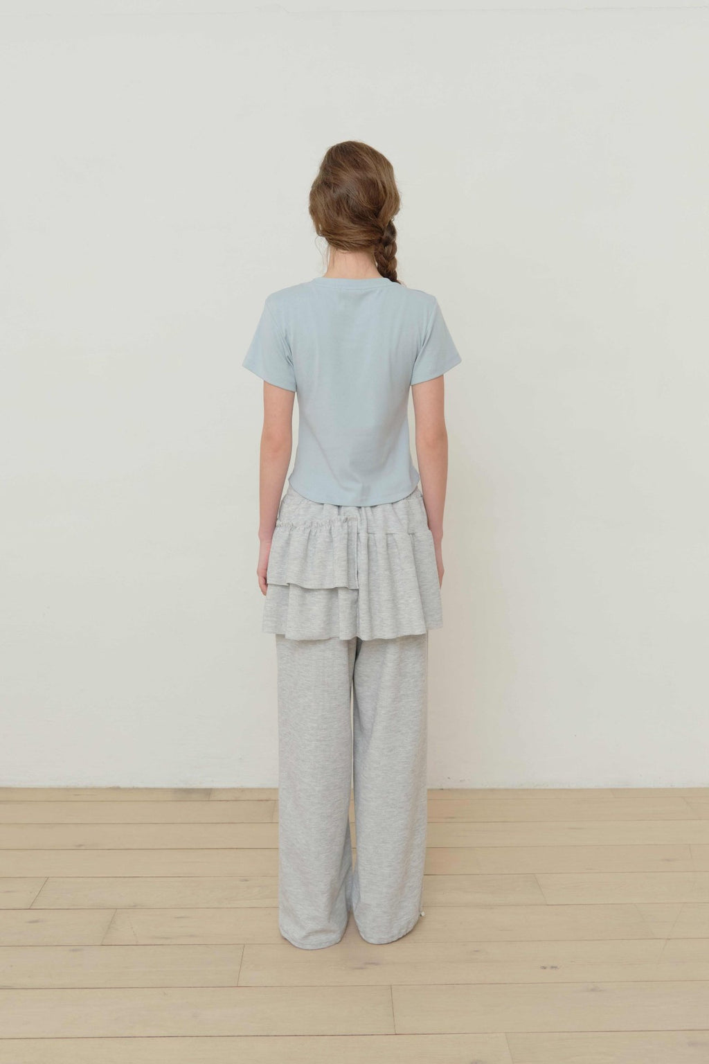 Soft Stretch Slim Fit Round Neck T-Shirt Made in Korea - Luckyplanetusa