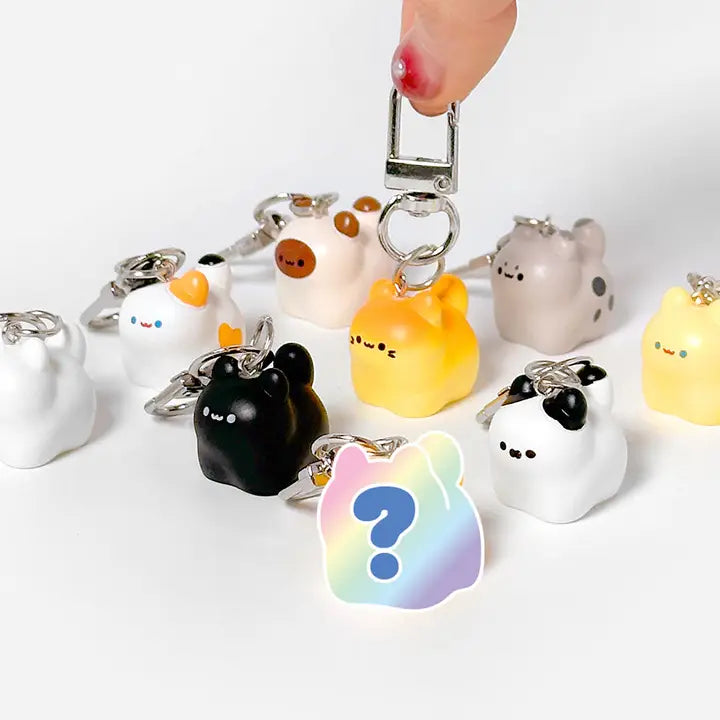 Kawaii Bread Cat Keychain - Luckyplanetusa